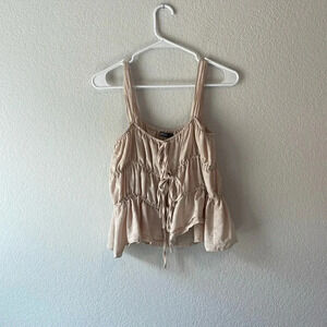 Nasty Gal size 4 cream colored top